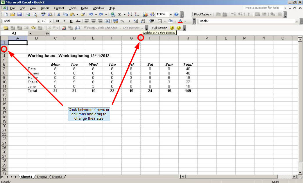 Formatting In Excel